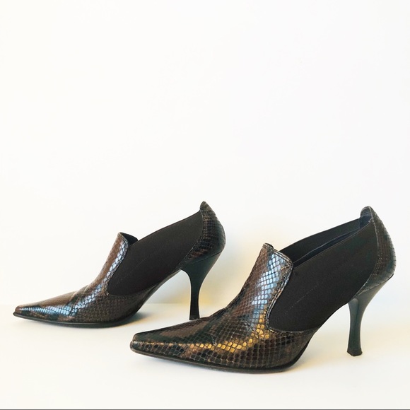 Donald Pliner Snakeskin Medea Bootie 